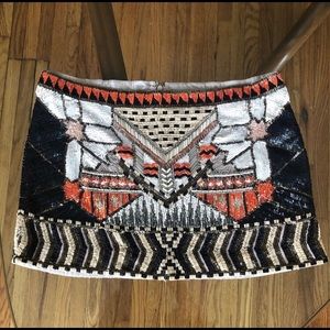 All saints mini skirt